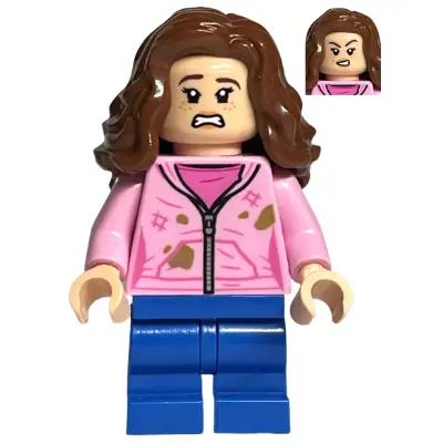 Hermione Granger - Bright Pink Jacket with Stains, Angry / Scared Head