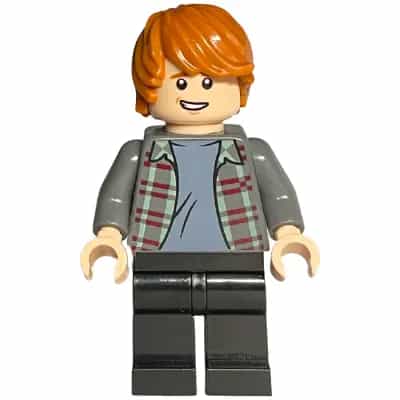 Ron Weasley - Plaid Shirt, Black Legs