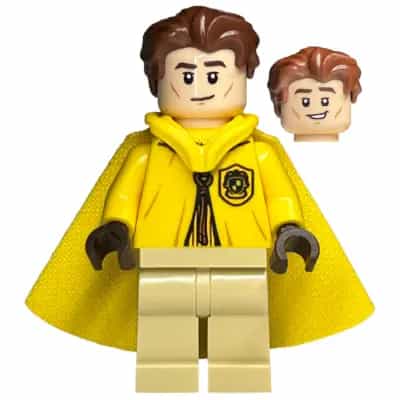 Cedric Diggory - Yellow Hufflepuff Quidditch Uniform with Hood and Cape