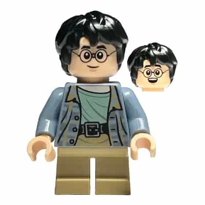 Harry Potter - Sand Blue Jacket, Dark Tan Short Legs, Broken Glasses