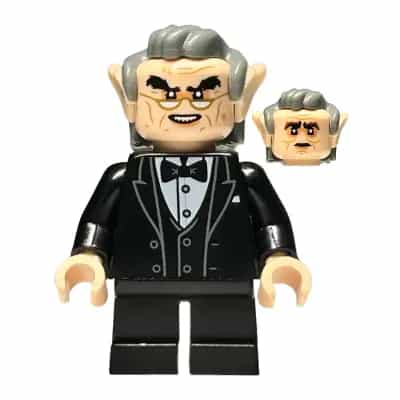 Goblin - Black Tuxedo, Dark Bluish Gray Hair, Glasses