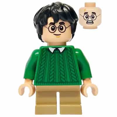 Harry Potter - Green Sweater, Dark Tan Short Legs
