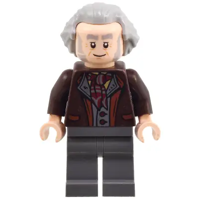 Garrick Ollivander - Dark Brown Jacket, Hair Swept Back