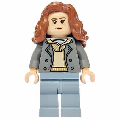 Hermione Granger - Dark Bluish Gray Jacket over Tan Hoodie, Sand Blue Legs