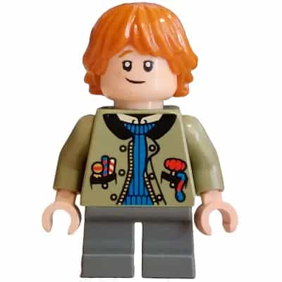 Ron Weasley - Olive Green Jacket, Blue Sweater