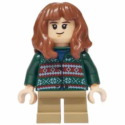 Hermione Granger - Dark Green Sweater, Dark Tan Short Legs