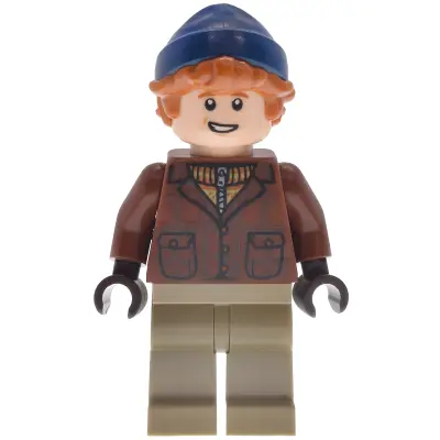 Ron Weasley - Reddish Brown Jacket, Dark Tan Legs, Dark Blue Beanie