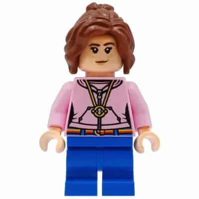 Hermione Granger - Bright Pink Hoodie with Time Turner Necklace
