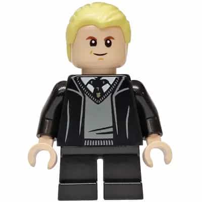 Draco Malfoy - Hogwarts Robe, Black Tie, Grin