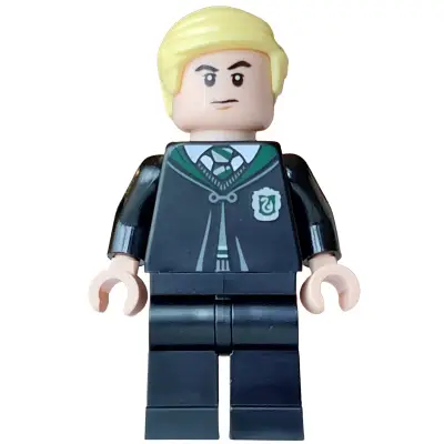 Draco Malfoy - Black Slytherin Robe and Legs, Neutral / Angry