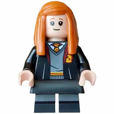 Ginny Weasley - Gryffindor Robe Open, Black Short Legs, Skirt