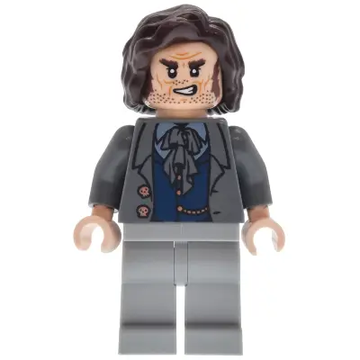 Mr. Borgin - Dark Bluish Gray Jacket, Light Bluish Gray Legs