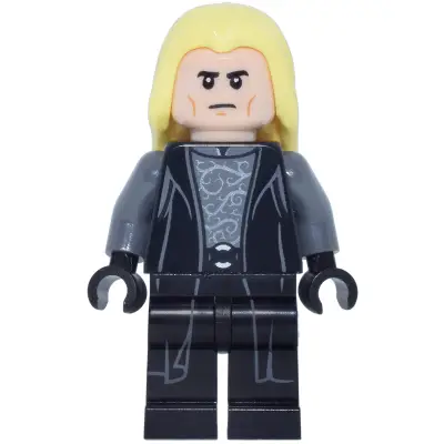 Lucius Malfoy - Death Eater Outfit, Bright Light Yellow Hair, Printed Legs