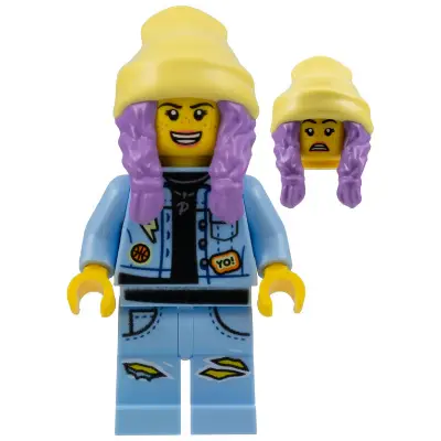 Parker L. Jackson - Denim Jacket with Beanie (Open Mouth Smile / Scared)