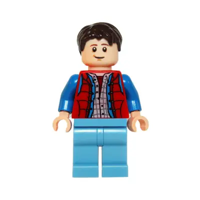 Marty McFly - Red Puffy Vest, Blue Arms