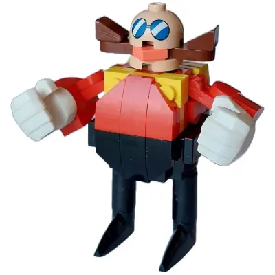 Dr. Eggman (Doctor Ivo Robotnik) without Stickers - Brick Built