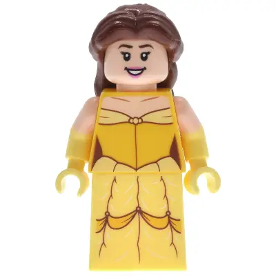 Belle - Minifigure, Dress with White Creases