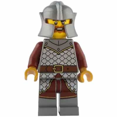 Griffin Knight - Male, Flat Silver Helmet