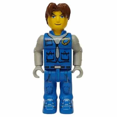 Jack Stone - Blue Jacket, Blue Pants, Gray Shirt