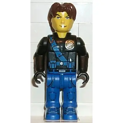 Jack Stone - Black Jacket, Blue Legs, Blue Sash