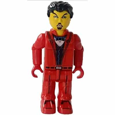Bank Robber with Red Legs and Black Hair (4158194)
