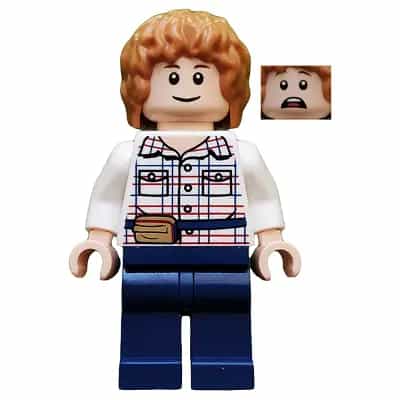 Gray Mitchell - White Shirt, Dark Blue Legs