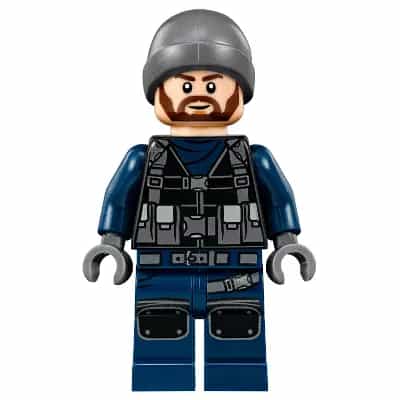 ACU Guard - Male, Dark Bluish Gray Beanie, Light Nougat Head