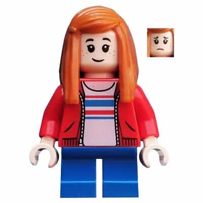 Maisie Lockwood - Red Jacket, Dark Orange Hair