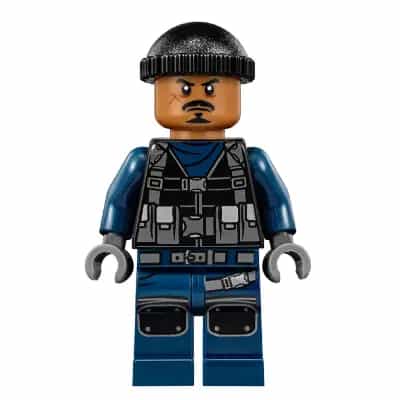 ACU Guard - Male, Black Knit Cap, Medium Nougat Head