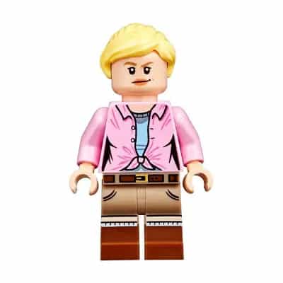 Dr. Ellie Sattler - Bright Pink Shirt, Ponytail and Swept Sideways Fringe