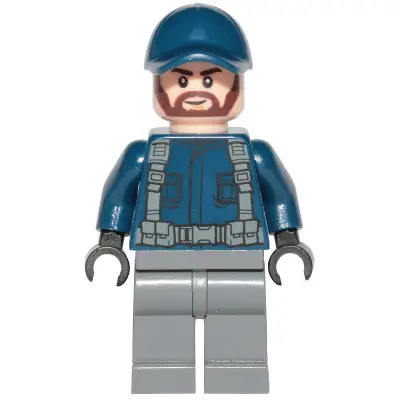 ACU Guard - Male, Dark Blue Cap, Light Nougat Head, Beard
