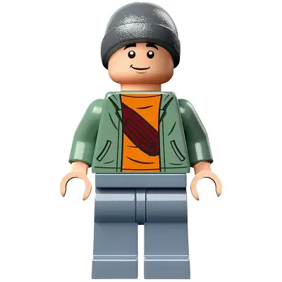 Ben Pincus - Sand Green Hoodie over Orange Shirt, Sand Blue Legs
