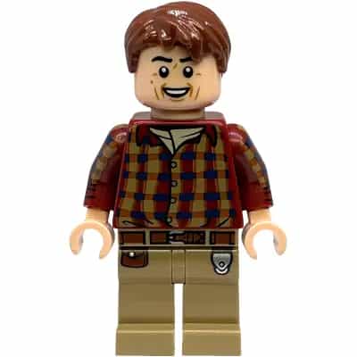 Dr. Alan Grant - Dark Red Shirt