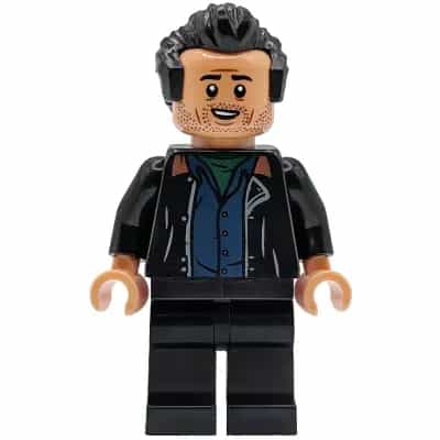 Dr. Ian Malcolm - Open Vest over Dark Blue Shirt