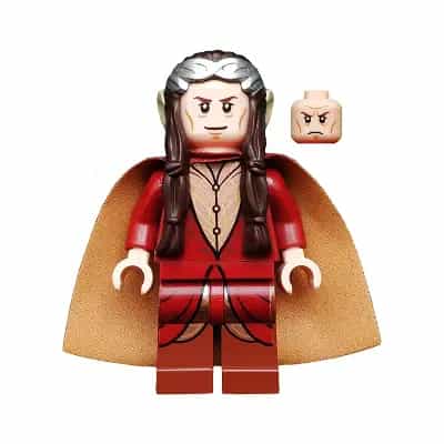 Elrond - Silver Crown, Dark Red Clothing