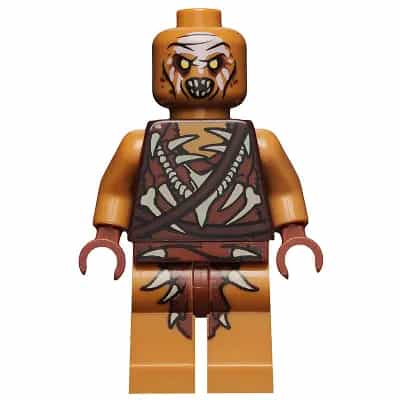 Gundabad Orc - Bald, White Forehead Paint