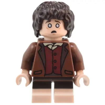 Frodo Baggins - Reddish Brown Jacket, Light Nougat Feet