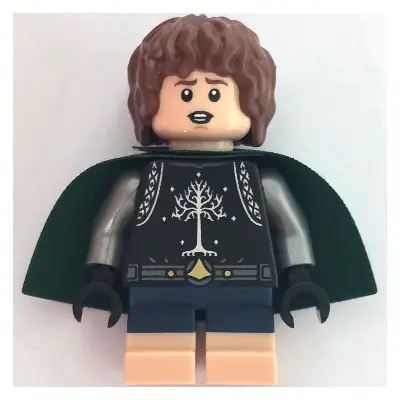 Peregrin Took (Pippin) - Black Surcoat, Dark Green Cape
