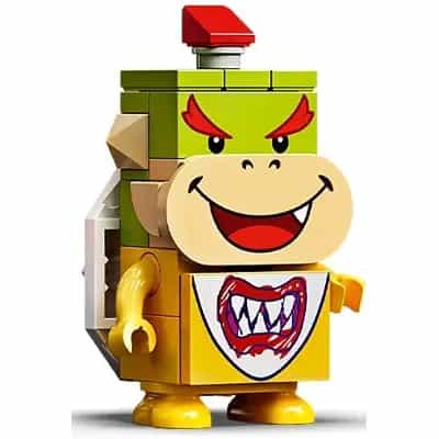 Bowser Jr. - 2 Lime Brick 1 x 1
