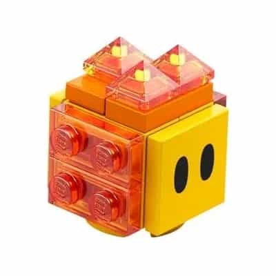 Lava Bubble - Scanner Code with Medium Azure Lines