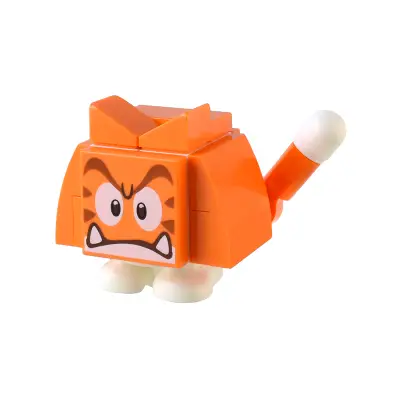 Cat Goomba - Angry, Closed Mouth, Super Mario, Series 6 (Character Only)