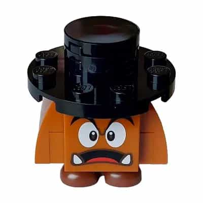 Goomba (Black Interior Pieces) - Surprised, Black Hat