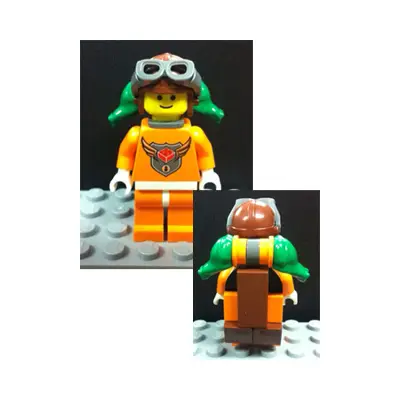 MBA Level Three Minifigure with Backpack Assembly