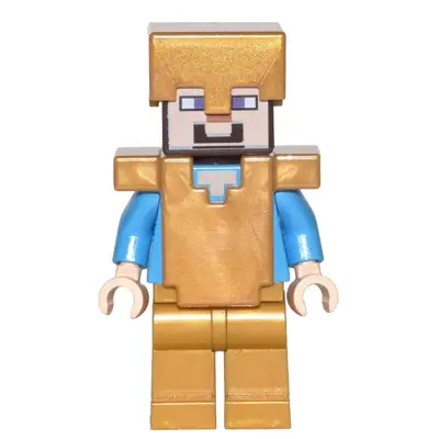 Steve (Light Nougat) - Pearl Gold Legs, Helmet and Armor