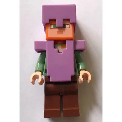 Alex - Reddish Brown Legs, Medium Lavender Helmet and Armor