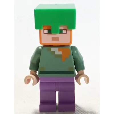 Alex - Medium Lavender Legs, Bright Green Helmet