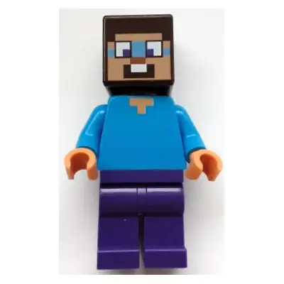 Steve (Nougat) - Dark Purple Legs, Dark Azure Around Eyes