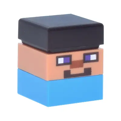 Micromob Steve - Short, Dark Brown Hair, Dark Azure Legs