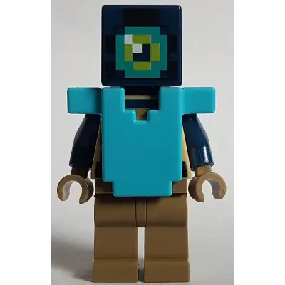 Ender Knight - Dark Tan Legs, Medium Azure Armor
