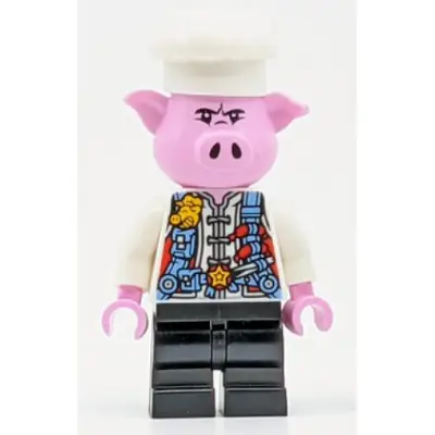 Pigsy - Medium Blue Utility Harness with Star Buckle, Black Medium Legs